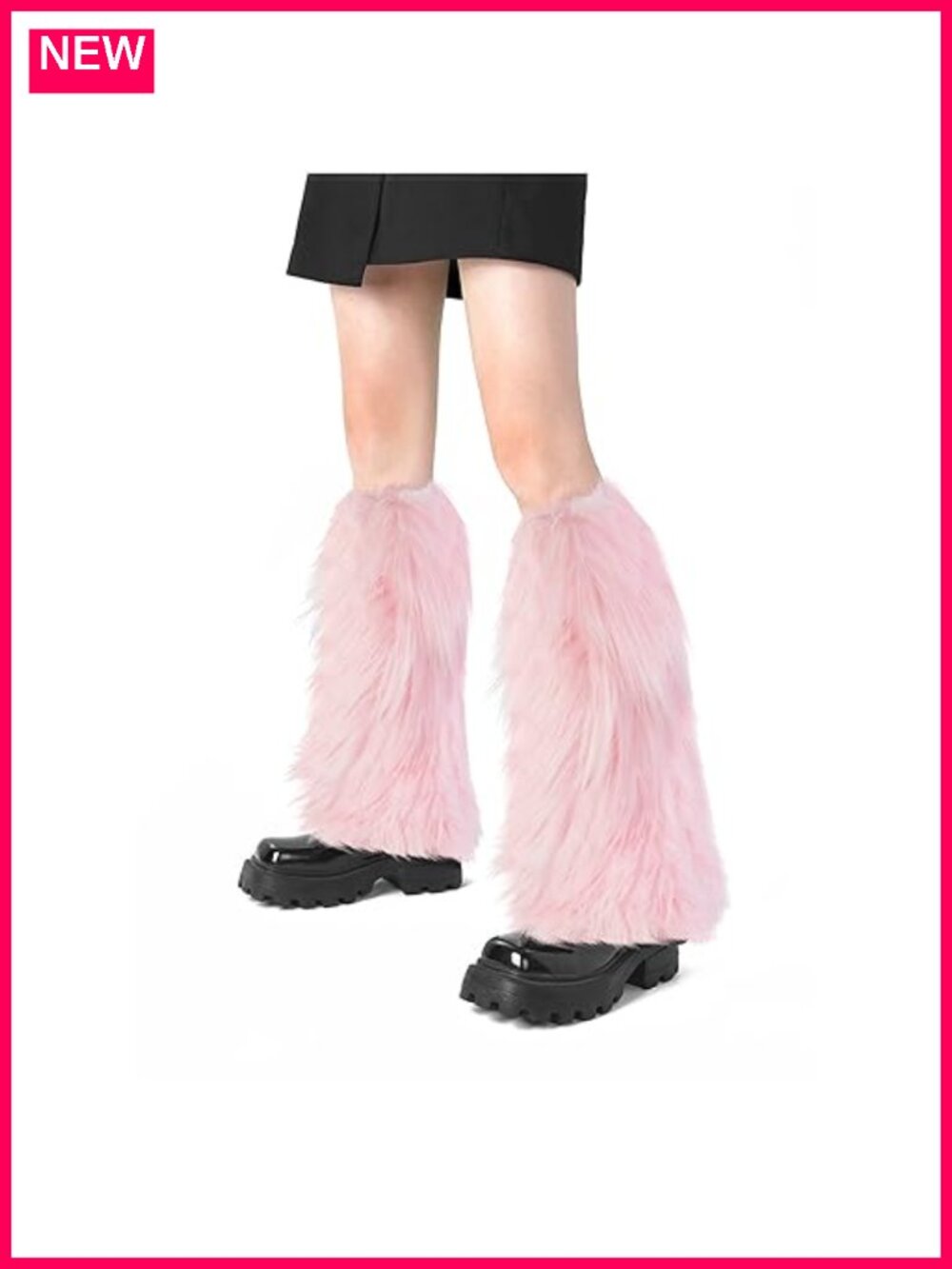 Faux Fur Leg Warmers Furry Boot Covers Women Warm Fuzzy Boot Cuff Sleeves for